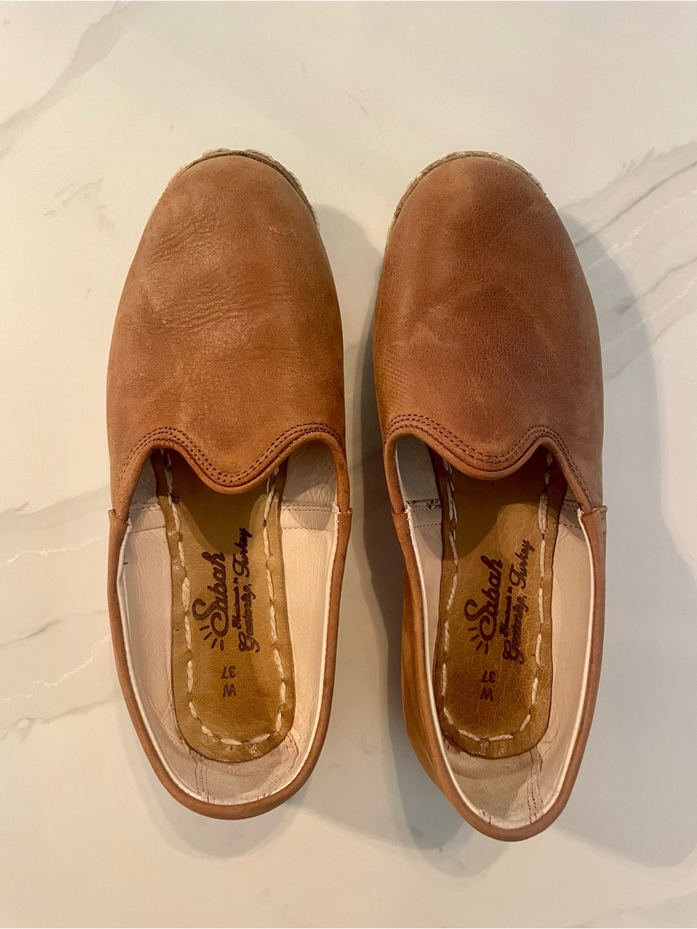 Sabah Fort Worth Brown Leather Slip-On Shoe in size 37 EU (or 6-6.5 US) - Picture 4 of 11